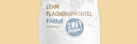 Lehm Flächenspachtel Farbig Lehmocker